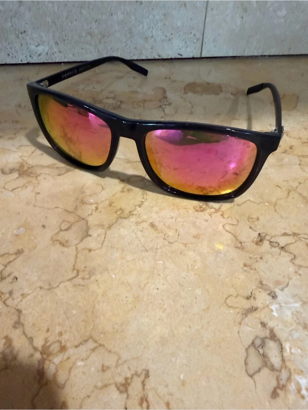 Merry’s Men's Polarized Sunglasses with Pink Mirror Lenses